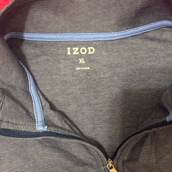 Izod Navy Blue Lightweight Shirt Jacket - Picture 4 of 4